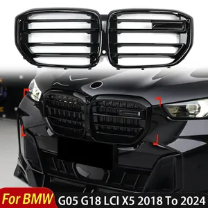 สำหรับ G05 G18 LCI ปี 2018 ถึง 2024 กระจังหน้าทรง X5M สำหรับรถแข่ง ช่องรับอากาศหม้อน้ำ ปรับแต่งภายนอก - Product Image 1
