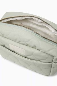 Sac banane en coton imperméable avec fermeture éclair, sangle réglable, motif lettres, matelassé à pétales, sac à bandoulière pour appareil photo, sac de poitrine, mode - Product Image 5