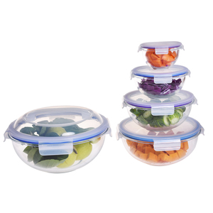Sur <span class=keywords><strong>la</strong></span> route à haute teneur en borosilicate verre set de bols à mélanger saladier avec poignée - Product Image 2