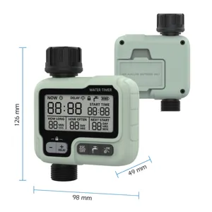 Manguera de agua con temporizador, controlador de sistema de riego de jardín, Ordenador de riego, impermeable
