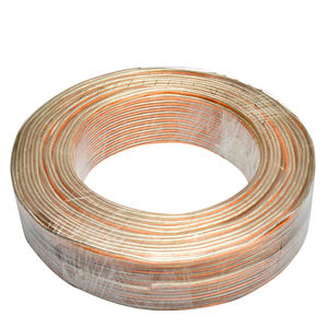 300V haute qualité <span class=keywords><strong>plat</strong></span> <span class=keywords><strong>transparent</strong></span> audio RVH 2 noyaux 2.0MM 2.5MM PVC isolation fil électrique Audio haut-parleur câble - Product Image 2