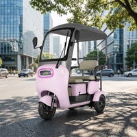 Tricycle électrique semi-fermé neuf pour usage domestique, pratique pour les adultes et les personnes âgées