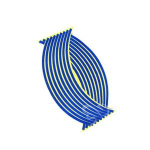 Autocollants réfléchissants pour moto, autocollants décoratifs pour jantes de 18 pouces, bande de jante, signalisation d'avertissement, autocollants auto-adhésifs pour voiture, accessoires automobiles - Product Image 3
