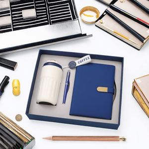 Caja de Regalo Corporativa de Acero Inoxidable con Logotipo Personalizado, Juego de Taza de Café, Cuaderno y Bolígrafo, Recuerdo Empresarial Creativo para Año Nuevo - Product Image 3