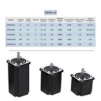 Moteur pas à pas Nema 23, réducteur planétaire 110 mm, rapport de réduction 1:10, 3A, 107 N.cm, 12V-24V, 1.8 °   Moteur pas à pas hybride bipolaire angulaire
