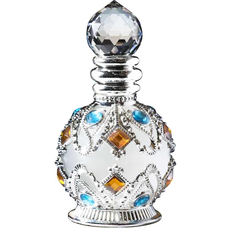 10ミリリットルAntique Decoration Collectable Gold Egyptian Metal Perfume Bottle Manufacturers