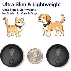 Fecisumkeji Traceur GPS pour chiens et chats, suivi en temps réel, application Bluetooth Ios, batterie d'un an, matériau plastique - Product Image 3
