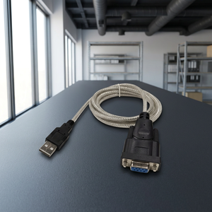 USB 2.0 ถึง RS232 สายเคเบิลอะแดปเตอร์แบบอนุกรมไดรฟ์ฟรีความเร็วสูง DB9 ชาย 9 พินตัวแปลงพอร์ตอนุกรมสำหรับอุปกรณ์อุตสาหกรรม - Product Image 1