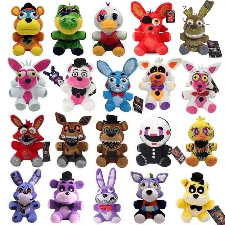 1pcs New Arrival Five Nights At Freddy's 4 FNAF Plush Toys 18cm Freddy Bear  Foxy Chica Bonnie Plush Stuffed Toys Doll for Kids Gifts