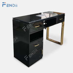 <span class=keywords><strong>Mesa</strong></span> de <span class=keywords><strong>Manicura</strong></span> con Gabinete de Almacenamiento y Tomacorriente - Product Image 2