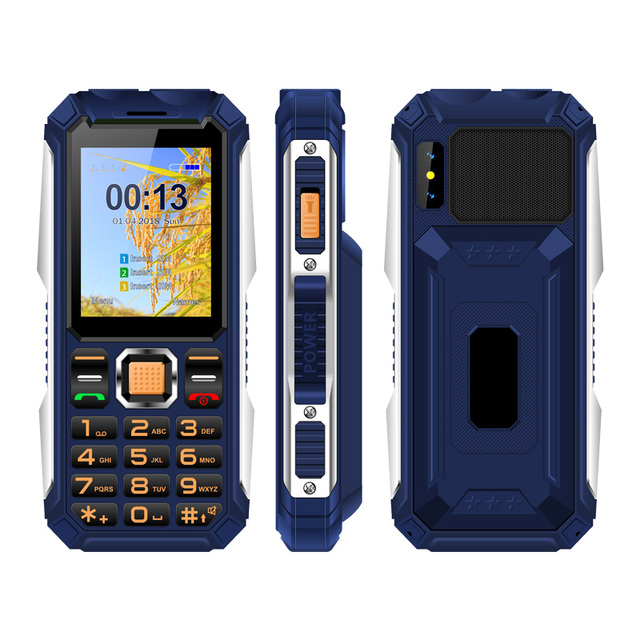 Best Selling S18 GSM Quad Band Big Battery 3 SIM Power Bank Phone