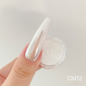 Hot bán siêu sáng Chrome Nail sắc tố hiệu ứng gương Aurora bột cho lớp phủ sử dụng còn được gọi là bột ngọc trai - Product Image 6
