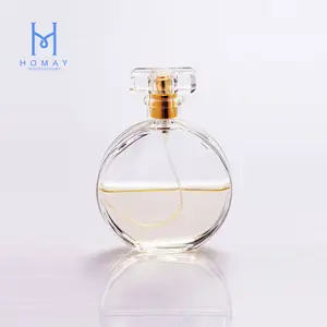 Роскошная прозрачная стеклянная бутылка для парфюма Homay в упаковке с распылителем на 30 мл, 50 мл, 100 мл