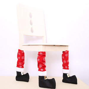 Nouvelles Housses Tendance pour Pieds de Chaise de Noël, Décoration de Table et de Bureau, Décoration de Fête, 40x21cm, Tissus, Vente en Gros Usine - Product Image 6