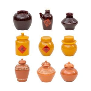 Série de pots à thé en argile pour la simulation de paysage weij, accessoires de décoration DIY, miniatures, mini ornements - Product Image 1