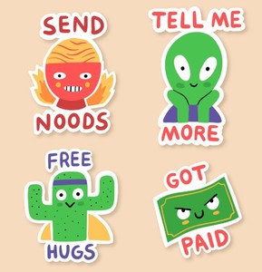 Custom Die-Cut Vinyl Stickers Waterproof and UV Resistant for Commercial Crafts and Gifts Adhesive Type