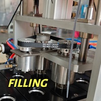 Automatische Kaffeekapsel-Füll- und Verschließmaschine mit PLC-Steuerung für Nespresso K-Cup Kapseln aus Kunststoff und Aluminium