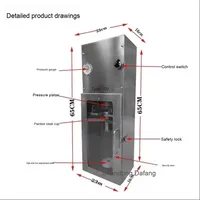 Machine de remplissage pneumatique automatique à pulvérisation manuelle, pompe, garantie 1 an, acier inoxydable, capacité 200 ml, facile à utiliser