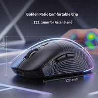 Produsen OEM ODM Logo Kustom Hadiah Bisnis Grosir Massal Mouse Optik Nirkabel bluetooth 2.4G 1600 DPI Isi Ulang