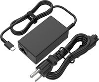 Pengisi Daya Cepat USB-C 65W untuk Laptop dengan Perlindungan OTP QC3.0 & Kabel Retractable-Seri EliteBook/X360
