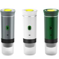 Cafetera Eléctrica Portátil 3 en 1 Ecológica para Cápsulas de Espresso Frío/Caliente, Mini Máquina de Viaje de Acero Inoxidable Compatible con Café Molido