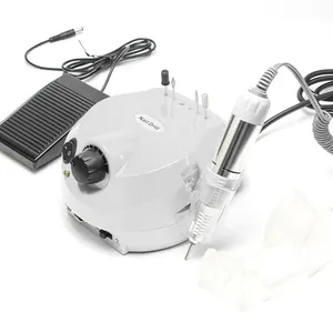 Beste Nail Polijstmachine Hoge Snelheid 202 Elektrische Nagel Polijstmachine Met Adapter 35000 Rpm