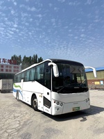 Bus électrique de luxe à 46 places pour utilisation quotidienne, carrosserie propre, double étage, grand bus automatique performant