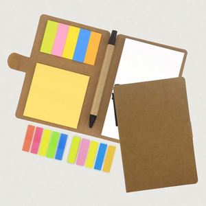 Custom LOGO Printed Small Pocket Sticky Notes <b>A5</b> Notebook Steno Pads Lined <b>Notepad</b> with Pen - Product Image 5