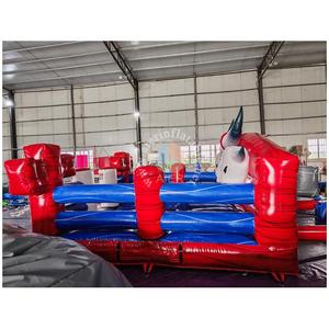 Tapis de sécurité gonflable pour taureau mécanique de style Western, idéal pour l'arène de rodéo commerciale, les fêtes et la <span class=keywords><strong>location</strong></span> d'événements - Product Image 3