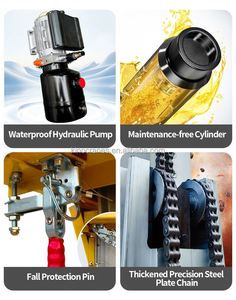 บันไดไฟฟ้าไฮดรอลิกแบบแนวตั้งสำหรับใช้ในร่มได้รับการรับรองจาก CE - Product Image 5