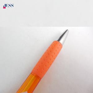 ปากกาลูกลื่นพลาสติกใสพร้อมปุ่มกดสีสันสดใสพิมพ์โลโก้ได้ตามต้องการ - Product Image 5