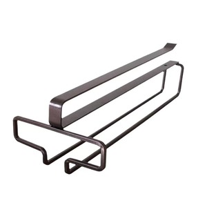<b>Wine</b> Glass <b>Rack</b> Under Cabinet <b>Wall</b> Mounted Rust Resistant Rectangle Shape For Party Storage - Product Image 5