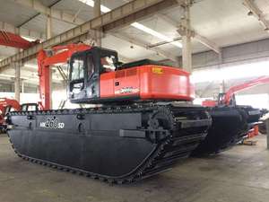 <span class=keywords><strong>Hk300sd</strong></span> 4 Amfibische Graafmachine 36 Ton Drijvende Ponton Moeras Baggermachine Voor Riviermeermoeraswerk - Product Image 4