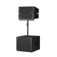 Altavoces Line Array Dobles de 6.5 Pulgadas y Set de Sonido Line Array Activo para Espectáculos al Aire Libre Equipo de Sonido para Escenarios Móviles