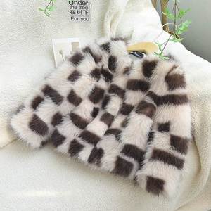 Abrigo de Piel Sintética para Niñas, Manga Larga, Estilo Macaron, Cálido para Invierno, Venta al Por Mayor, OEM - Product Image 6