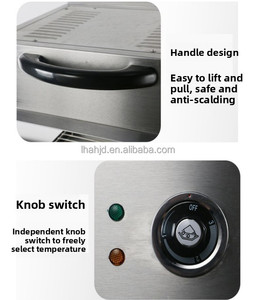 Four électrique infrarouge salamandre réglable, nouveau modèle, en acier inoxydable, équipement de <span class=keywords><strong>cuisine</strong></span> - Product Image 6