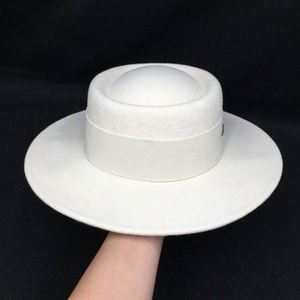 Women's 100% <b>Wool</b> Felt Fedora Hat Breathable Comfort 3D Embroidery Unisex Casual Business Outdoor Party Spring Summer Autumn - Product Image 3