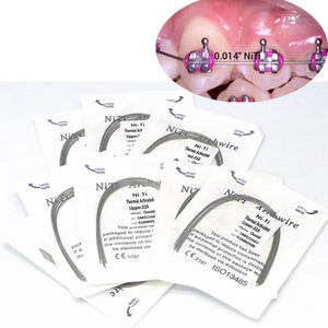 Appareils dentaires orthodontiques avancés à fil en niti activé par la chaleur pour les soins bucco-dentaires - Product Image 1