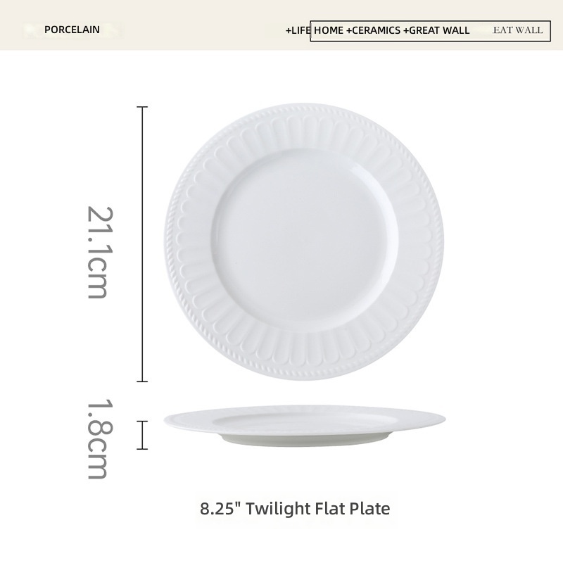Disco plano crepuscular de 8,25 pulgadas