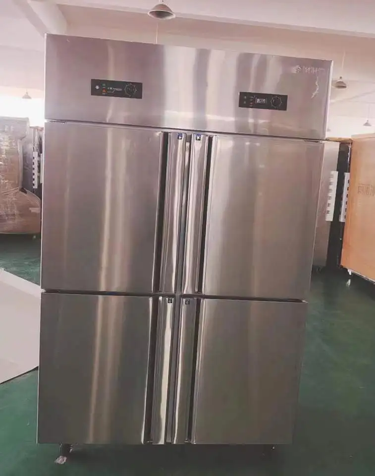 RUITAI新しいスタイルの業務用キッチン冷蔵庫レストランホテル用4ドア冷蔵庫