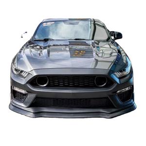 Nouvelle qualité supérieure pour <span class=keywords><strong>Mustang</strong></span> 2015-2017, ensemble de pare-chocs avant, découpe d'échappement, kit carrosserie automobile, mise à niveau au style <span class=keywords><strong>Mach1</strong></span> - Product Image 2