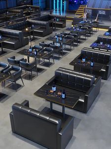 Serin bar mobilya gece kulübü KTV gece kulübü led ışığı küp masa toptan nargile salon mobilyası - Product Image 5