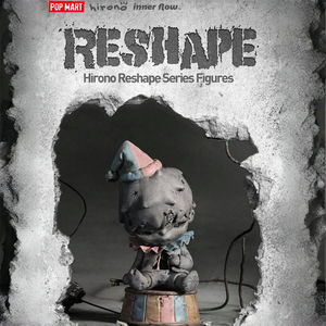 Popmart Hirono Reshapeシリーズオリジナルの合法カスタムキャラクター置物手作り可愛い動物ミステリーボックスおもちゃ - Product Image 1