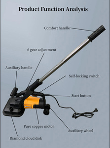 Machine à poncer et à polir le <span class=keywords><strong>bois</strong></span> portable à quatre têtes de 2000 W haute puissance - Product Image 3