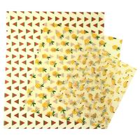 Emballage alimentaire réutilisable en cire d'abeille naturelle et durable, tissu en graines de coton, cire d'abeille de qualité supérieure, qualité naturelle, pour usage en cuisine, 18x20cm