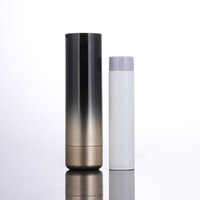 Emballage personnalisé cosmétique 30ml 50ml rond en plastique ABS remplaçable pompe crème solaire bouteille de lotion Bb conteneur de crème avec pompe