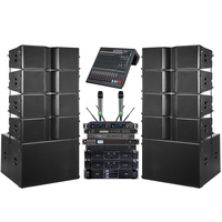 Haut-parleur subwoofer passif de 18 pouces, double haut-parleur de scène Line Array de 12 pouces