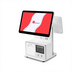 เครื่องบันทึกเงินสด POS แบบ All-in-One ขนาด 15.6 นิ้ว หน้าจอสัมผัสแบบ Capacitive พร้อมเครื่องพิมพ์ใบเสร็จและเครื่องสแกนบาร์โค้ด สำหรับธุรกิจค้าปลีก - Product Image 2