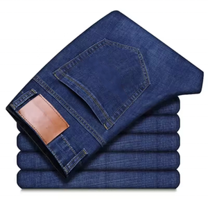 <span class=keywords><strong>Jeans</strong></span> Slim fit a gamba dritta da <span class=keywords><strong>uomo</strong></span>-Denim stile <span class=keywords><strong>Boyfriend</strong></span> con ricamo-<span class=keywords><strong>Jeans</strong></span> formali-all'ingrosso - Product Image 5