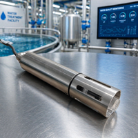 Analyseur de pH industriel 4-20 mA RS485 en ligne pour l'analyse de la qualité de l'eau WTP, avec fonctions ORP/EC/TDS/Salinité, pH-mètre OEM/ODM 0,05 pH